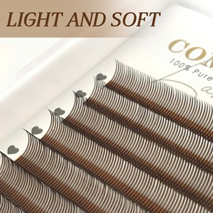 Ciglia Finte CoMango Premium Quality 5D Flower God Comic Fairy, Extension Ciglia Effetto Mega Volume, Vassoi di Ciglia Pre-assemblate a Ventaglio Facili da Applicare - Product Image 3