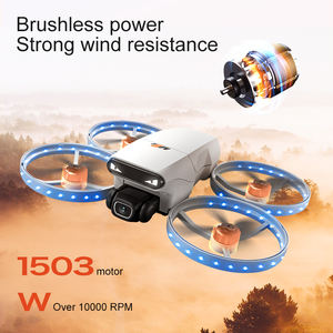 Nouveau drone M6S 2026 avec éclairage LED à flux optique, double caméra 4K, GPS, écran pliable, moteur brushless RC, longue portée, pour débutants en extérieur - Product Image 5