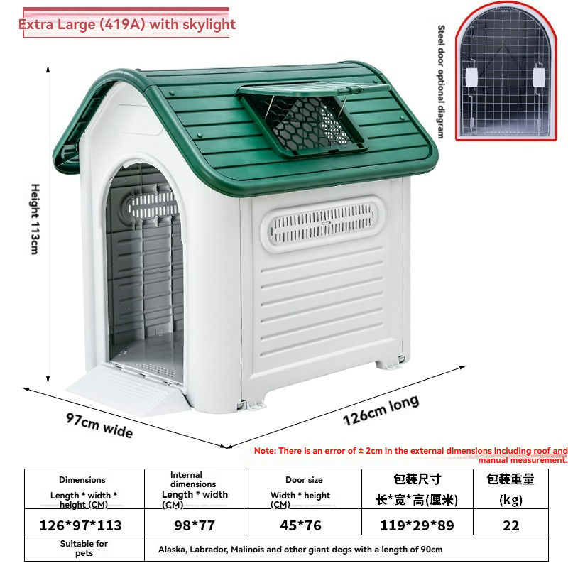 419XL 126*97*113ที่มีสกายไลท์