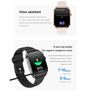 Nuevo Reloj Inteligente T2 2026 con Llamadas Bluetooth, Entrenamiento de Respiración, Múltiples Modos Deportivos, Recordatorio de Mensajes, Monitoreo de Salud y Asistente de Voz - Product Image 5