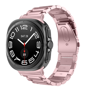 Cinturino in metallo integrato a tre maglie per Samsung <span class=keywords><strong>Watch</strong></span> 8 Classic/7 <span class=keywords><strong>Ultra</strong></span>, 22mm in acciaio inossidabile, Bestseller - Product Image 6