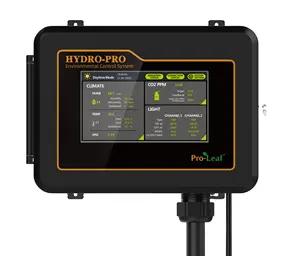 Pro-lá hydro-pro khí hậu điều khiển cho nhà kính dọc trang trại hydroponics hệ thống môi trường giám sát CO2 Temp hum ánh sáng