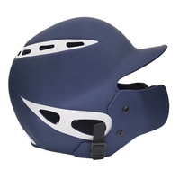 Casque de baseball noir à oreille simple ou double avec protecteur pour les fans de sport