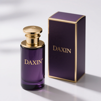 Bouteilles de parfum cylindriques personnalisées de 30ml 50ml bouteille d'atomiseur de parfum en verre d'huile de parfum de voyage rechargeable avec emballage en boîte
