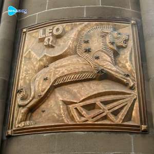 Grande Rilievo Animale in Rame Fuso, Grande Rilievo di Aquila in Bronzo, Decorazione Moderna - Product Image 6