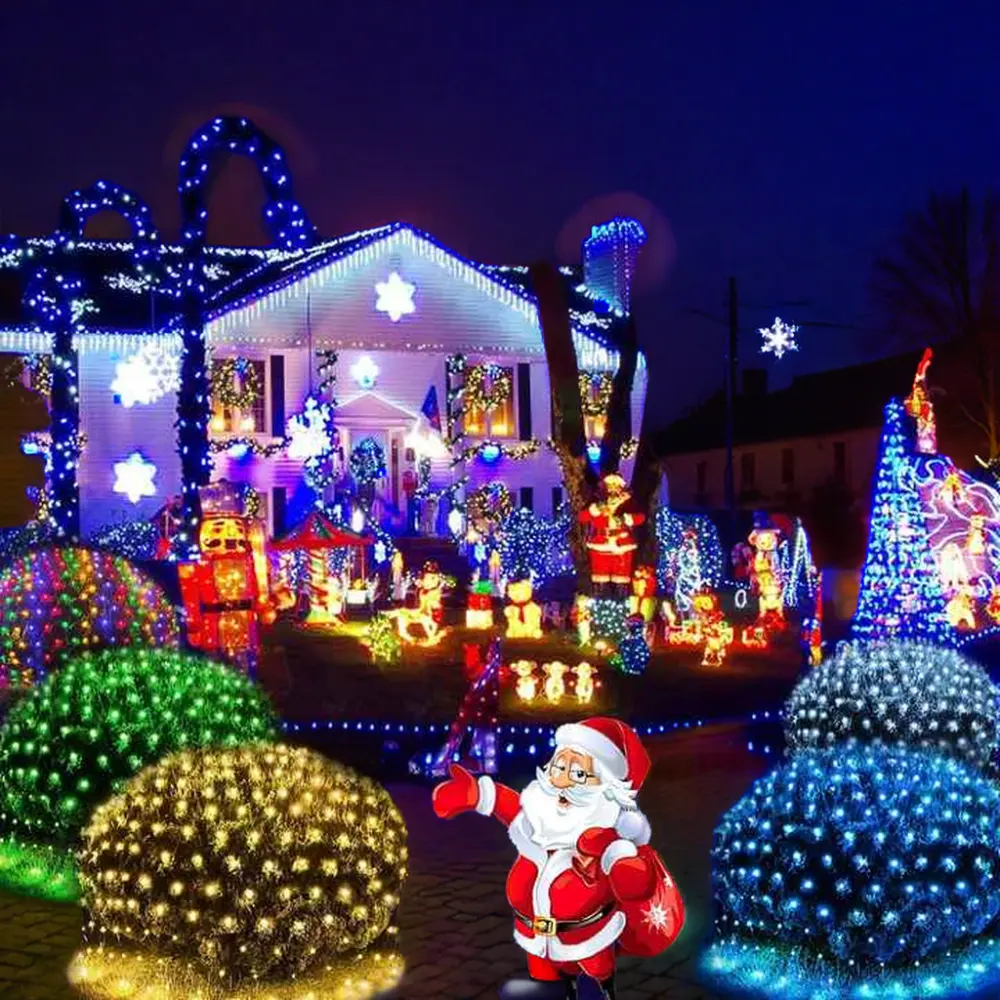 중국 JXJT 태양 전구 야외 램프 방수 랜턴 정원 장식 조명 크리스마스 크리스마스 장식 문자열 RGB Led 조명