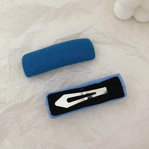 Molletta per capelli in tessuto morbido Macaron con molletta per capelli da donna - Product Image 5