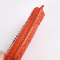 Étui pour clé de voiture Mercedes en cuir véritable fait main, housse de clé avec fenêtre pour logo, pochette de protection fine, cadeau idéal pour hommes et femmes