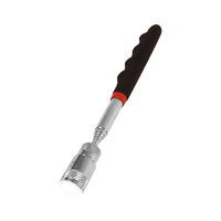 Outil de ramassage magnétique télescopique avec lumière LED, tige de ramassage magnétique extensible puissante pour la réparation automobile