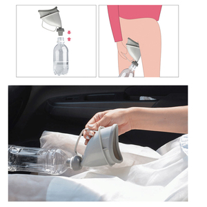 Urinoir portable unisexe pour adulte, idéal pour les voyages en voiture, entonnoir à uriner debout pour homme et femme, bouteille d'urine portable - Product Image 6