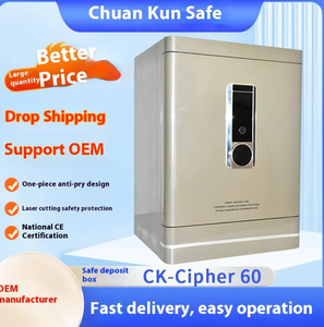 Lớn an ninh thép tủ vân tay an toàn Hộp màn hình cảm ứng LED an toàn hộp tiền cho văn phòng nhà khách sạn ngân hàng - Product Image 2
