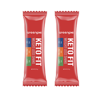 Poudre de shake KETO FIT Greenpie avec logo personnalisé, poudre de shake pour repas sans sucre, shake KETO FIT pour la perte de poids