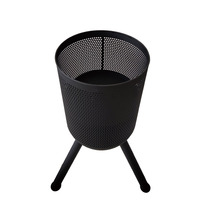 2026 Brasero d'extérieur en acier robuste, élégant et simple, avec panier de cuisson pour barbecue et fumoir à copeaux de bois
