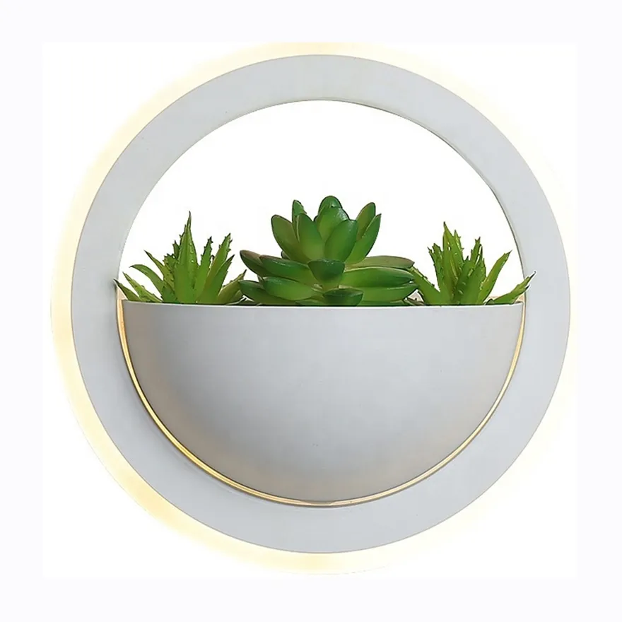 Lâmpada LED minimalista moderna para decoração de casa, mesa de cabeceira, quarto infantil, hotel, sala de jantar, luminária de parede, ideal para plantas e ambientes