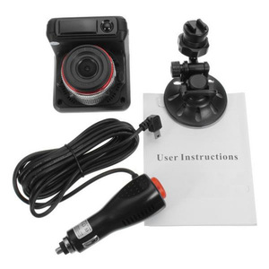 Caméra embarquée double objectif avec GPS intégré, enregistrement en boucle, fixation sur pare-brise, 12 V, sans écran, objectif unique - Product Image 5