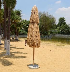 <span class=keywords><strong>Grand</strong></span> <span class=keywords><strong>parasol</strong></span> en <span class=keywords><strong>paille</strong></span> de chaume pour cour extérieure - Product Image 6