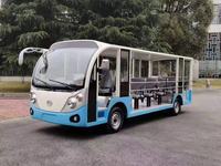 Sightseeing 18 Seater Electric Tour 72V Elektro Shuttle Bus