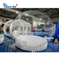 Tente à bulles ballon de fête pour enfants maison rebondissante boule à neige gonflable tente à bulles transparente