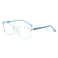 Nouvelles lunettes anti-lumière bleue classiques pour enfants, unisexe, monture intégrale TR90 légère et souple, forme rectangulaire, pour étudiants, logo personnalisé