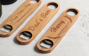 Personalized Stainless Steel Beer Bottle Opener with Wooden Handle <strong>Cider</strong> Engraved Promotion <strong>Gift</strong> for Wedding Party - Product Image 3
