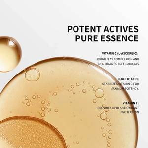 Sérum 15% Vitamine C et Acide Férulique, Technologie de Stabilisation Précise C-Ferulic pour <span class=keywords><strong>l</strong></span>'Élimination <span class=keywords><strong>des</strong></span> Taches Brunes et un Teint Éclatant, OEM - Product Image 2