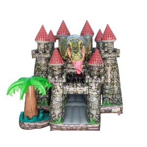 Maison de rebond de fête gonflable semi-fermée personnalisée de haute qualité château sautant maison de rebond gonflable de camion lourd - Product Image 1