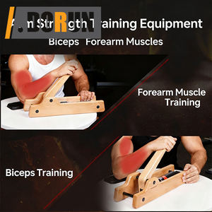Appareil d'entraînement professionnel réglable en bois pour la lutte de bras, renforcement des biceps, pronation, supination pour Toprol <span class=keywords><strong>Rolling</strong></span> <span class=keywords><strong>Thunder</strong></span> - Product Image 3