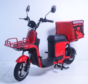 <span class=keywords><strong>Vélo</strong></span> de livraison électrique pratique 2026 avec panier avant et boîte de chargement arrière |   Portée de 80 km |   Scooter de livraison conforme à la réglementation CEE - Product Image 1