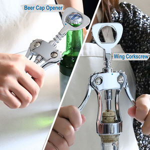 Sacacorchos <span class=keywords><strong>de</strong></span> aleación <span class=keywords><strong>de</strong></span> Zinc con Logo personalizado profesional, abridor <span class=keywords><strong>de</strong></span> <span class=keywords><strong>botellas</strong></span> <span class=keywords><strong>de</strong></span> <span class=keywords><strong>vino</strong></span> y cerveza, gran oferta - Product Image 2
