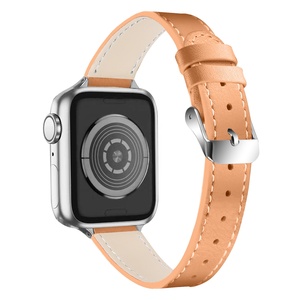 Eraysun 38/40mm 42/45mm Echtleder-Uhren armbänder für Apple Iwatch 7/6/5/4/3/2/1 Leder armbänder für <span class=keywords><strong>Applw</strong></span> Watch - Product Image 1