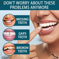 EELHOE Prothèses dentaires ajustables en polypropylène à clipser, pour un remodelage orthodontique et des restaurations dentaires