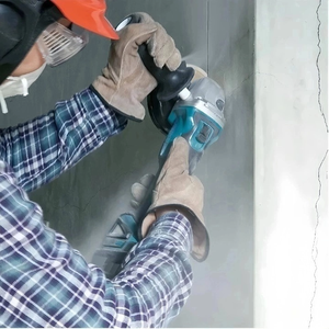 18 В литий-ионная шлифовальная машина 125 мм M14 шлифовальный станок батарейный Электроинструмент триггер мощный 800 Вт полировка и резка угловая шлифовальная машина - Product Image 5