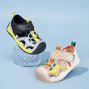Sandales pour enfants Vente en gros en vrac Sandales de randonnée d'été Sandales de marche pour garçons Sandales populaires à fleurs résistantes à l'usure - Product Image 2
