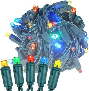 ไฟประดับ LED แบบสายยาว 5 มม. 25 ฟุต หลายสี มาตรฐานกันน้ำ IP65 สำหรับตกแต่งภายในและภายนอกอาคาร เหมาะสำหรับเทศกาลคริสต์มาส - Product Image 4