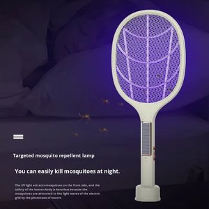 Pièges à insectes solaires, pièges à mouches, tue-moustiques, lampe LED, lumière <span class=keywords><strong>solaire</strong></span> anti-moustiques, raquette <span class=keywords><strong>électrique</strong></span> rechargeable <span class=keywords><strong>solaire</strong></span> - Product Image 2