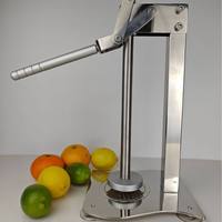 Presse-agrumes manuel en acier inoxydable, presse-citron verticale, presse-citron et lime, utilisation commerciale pour les bars à jus