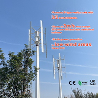 Générateur éolien 10 kW à axe vertical 48V/220V/380V pour usage domestique, énergie verte