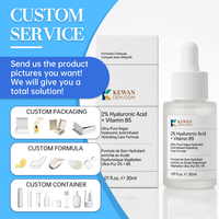Sérum hydratant anti-âge au collagène avec 2% d'acide hyaluronique + vitamine B5 ultra-pur végétalien pour le visage et le cou (pour les rides) - Marque OEM
