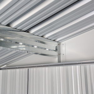 Abri de jardin moderne avec <span class=keywords><strong>toit</strong></span> à <span class=keywords><strong>double</strong></span> pente Fondation de maison <span class=keywords><strong>en</strong></span> fer-blanc pour le stationnement de voitures Outil <span class=keywords><strong>en</strong></span> <span class=keywords><strong>bois</strong></span> traité sous pression Style de pièce - Product Image 4