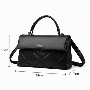 Tas bahu wanita kapasitas besar kualitas tinggi dompet mewah tas Tote bermerek kustom KAIDIFEINIROO tas tangan untuk wanita - Product Image 2