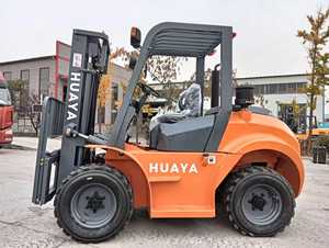 Salida de fábrica, 2 toneladas, 3 toneladas, 3,5 toneladas, carretilla elevadora todoterreno, precio barato, motor EPA Eur5, carretilla elevadora diésel todoterreno, rendimiento fiable - Product Image 3