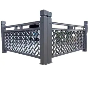 Cheap Pool Fencing Fence Panels For Yards Faux Wrought Iron Residential Aluminum Metal Aluminum Alloy Small Garden Fence