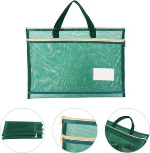 Lớn lưới nghệ thuật danh mục đầu tư Tote Dây Kéo Trọng lượng nhẹ 13x16 mang lưu trữ Pouch Poster phác thảo Vẽ biểu tượng tùy chỉnh thư mục - Product Image 5