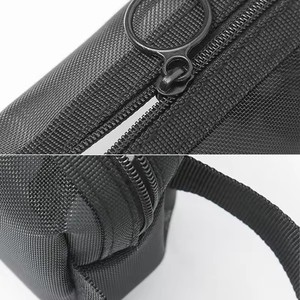 Black Layer Travel Cosmetic Bag Large Capacity Mesh Makeup Bag Makeup Storage Pouch Travel Toiletries Cosmetic Storage Bags - Product Image 4