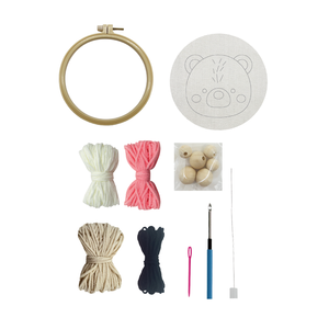 <span class=keywords><strong>Kit</strong></span> de punto de cruz para manualidades y decoración del hogar, paquete de Material de bordado DIY para principiantes, bordado hecho a mano con aro - Product Image 1