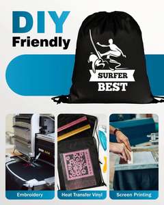 Personalized Gym String Backpack Customize Logo Size Color Promotional <b>Drawstring</b> Gym Bag Nylon Polyester Backpack - Product Image 3