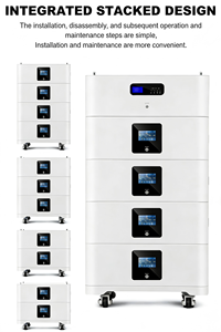 15kW Stackable LiFePO4 Solar <b>Battery</b> Storage System 200Ah Hybrid/Off-Grid Smart APP Monitoring Easy Install Emergency <b>Backup</b> - Product Image 4