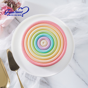 FROZEN rainbow Mousse Cheesecakes Frozen Cream Cheesecakes Lait De Corps Teint Marron Maramel <strong>Caramel</strong> <strong>Pudding</strong> <strong>Cakes</strong> - Product Image 2