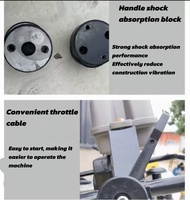 Compacteur vibrant industriel à haute fréquence pour tranchées, type « Jumping Jack », avec certification CE