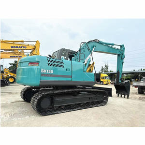 Excavatrice hydraulique sur chenilles d'occasion 13ton Kobelco 130 Excavatrice de pelleteuse Sk130 de seconde main à vendre - Product Image 2